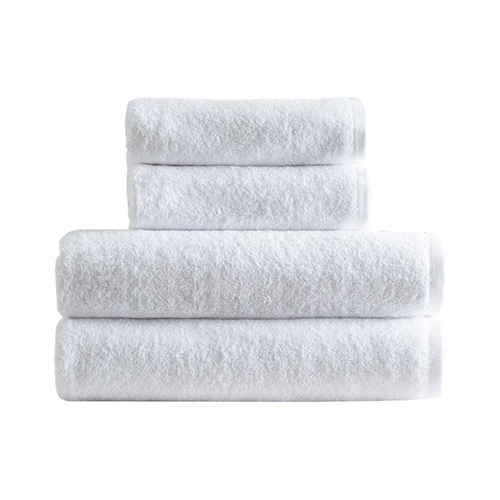 Πετσέτα μονόχρωμη flat 100% βαμβάκι πεννιε 530gsm 70x140εκ. λευκή