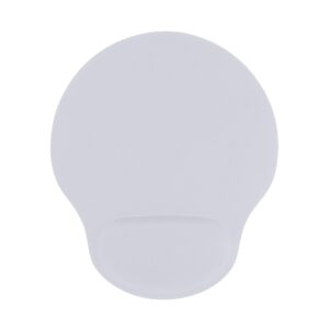 Mousepad εργονομικό με μαξιλαράκι καρπού λευκό 20,5x24,3x2εκ.